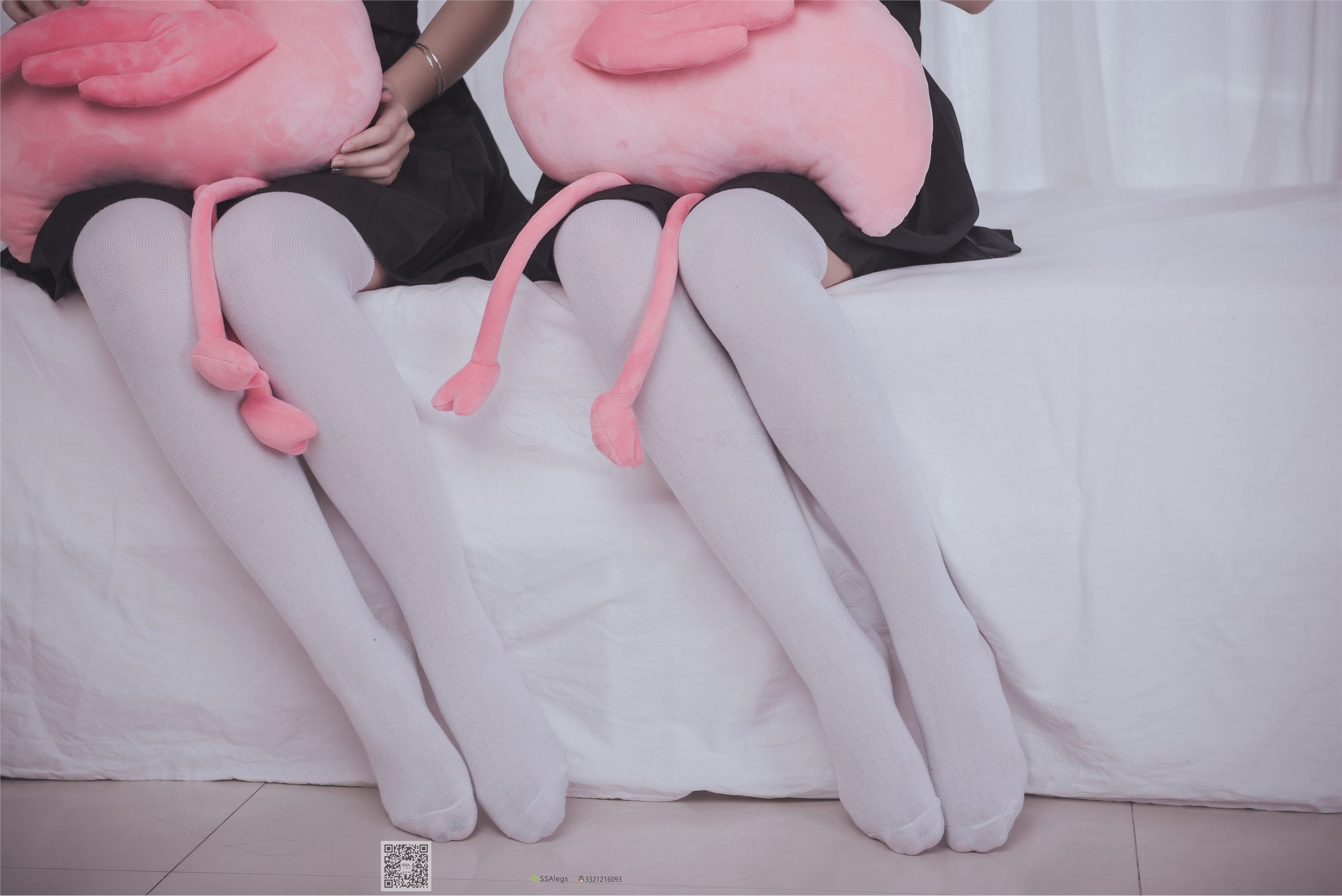 SSA丝社 NO.028 青青姐妹 姐妹花的JK情